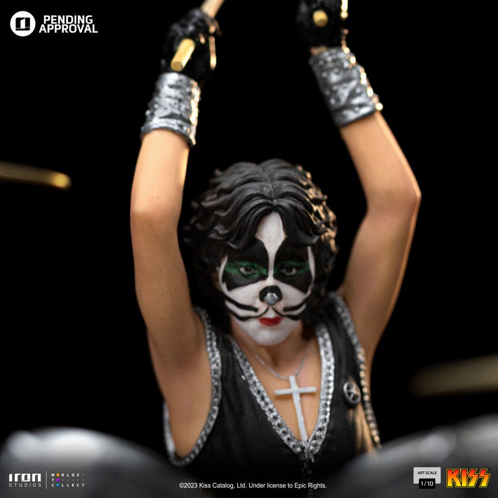Kiss Art Scale 1/10 Peter Criss Limited Edtition 22 cm