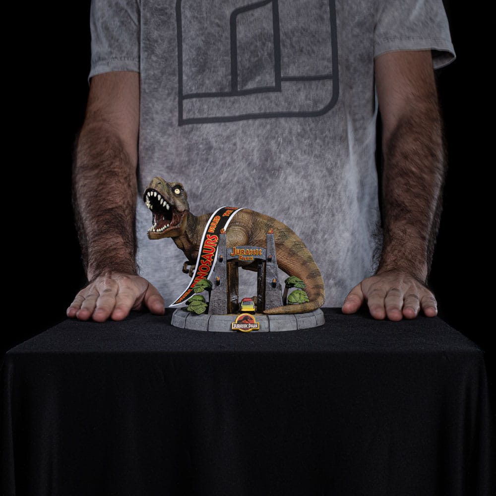 Jurassic Park Mini Co. PVC Figur T-Rex Illusion Deluxe 15 cm