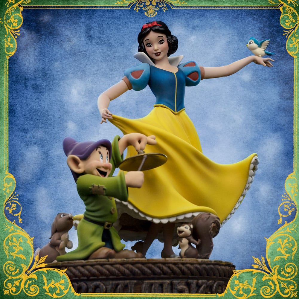 Schneewittchen und die sieben Zwerge Art Scale Statue 1/10 Snow White and Dopey Deluxe Edition 21 cm