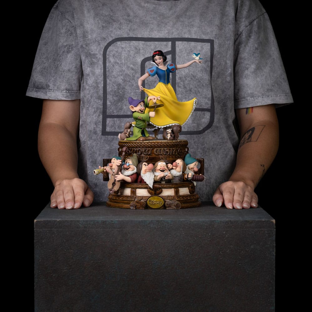 Schneewittchen und die sieben Zwerge Art Scale Statue 1/10 Snow White and Dopey Deluxe Edition 21 cm