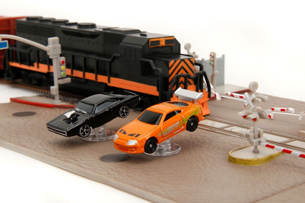 Fast & Furious Nano Metalfigs Nano Scene Diorama Train Scene