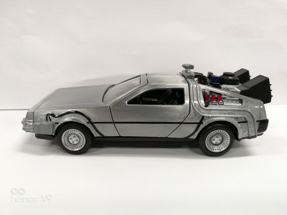 Zurück in die Zukunft Hollywood Rides Diecast Modell 1/32 DeLorean Time Machine