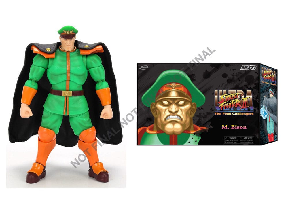 Ultra Street Fighter II: The Final Challengers Actionfigur 1/12 M. Bison Deluxe 15 cm