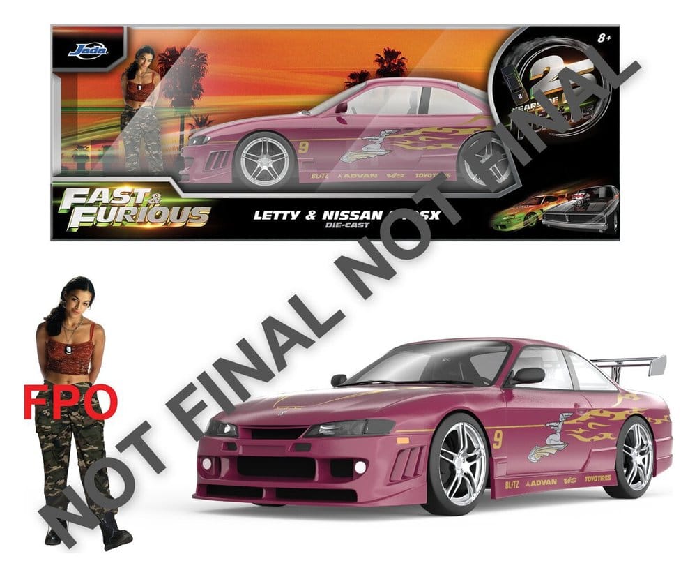 Fast & Furious Diecast Modell 1/24 1997 Nissan 240SX 9 cm
