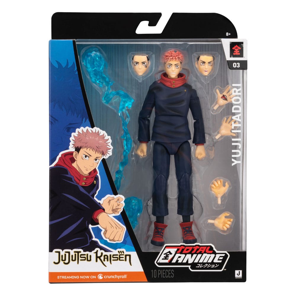 Jujutsu Kaisen Total Anime Actionfigur Juji Itadori 17 cm