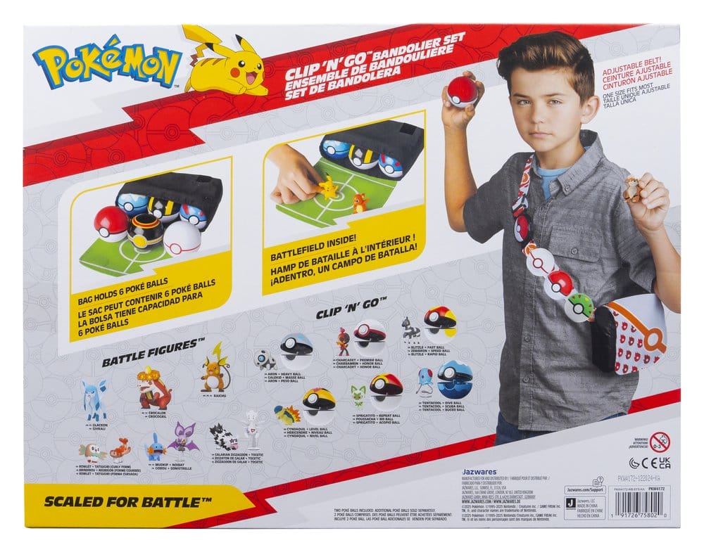 Pokémon Clip 'n' Go Patronengurt-Set ver. 6 Sortiment (4)