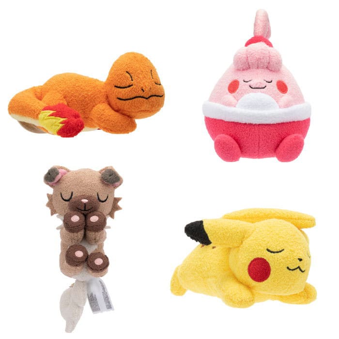 Pokémon Schlafende Plüschfigur Version 5 12 cm Sortiment (9)