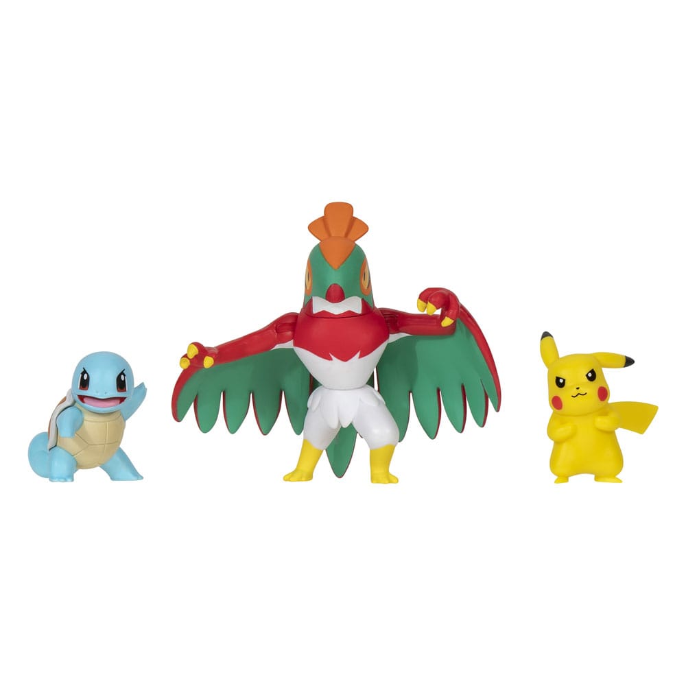 Pokémon Select Battle Figur Pikachu, Schiggy, Resladero 7,5 cm