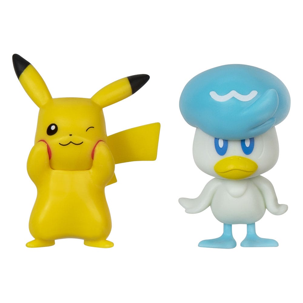 Pokémon Gen IX Battle Figure Pack Minifiguren 2er-Pack Pikachu & Kwaks 5 cm