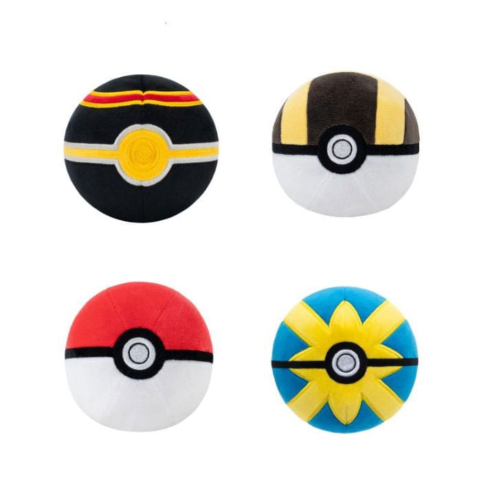 Pokémon Plüschfigur Pokeball Version 3 10 cm Sortiment (6)