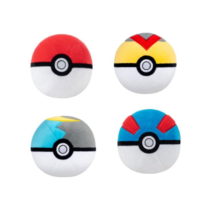 Pokémon Plüschfigur Pokeball Version 6 10 cm Sortiment (6)