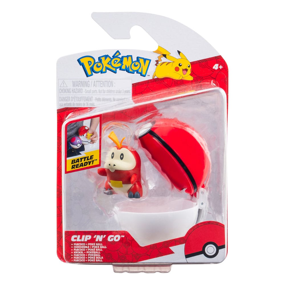 Pokémon Clip'n'Go Poké Balls Krokel with Pokéball