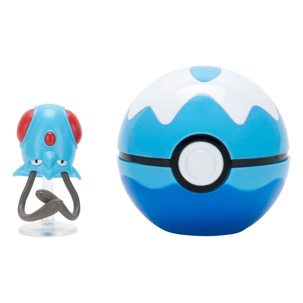 Pokémon Clip'n'Go Poké Balls Tentacha & Tauchball