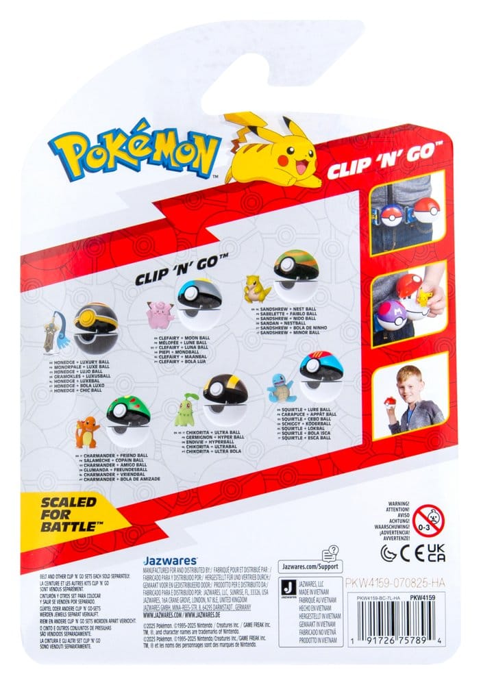 Pokémon Clip 'n' Go Actionfigur Wave 22 Gramokles & Luxusball