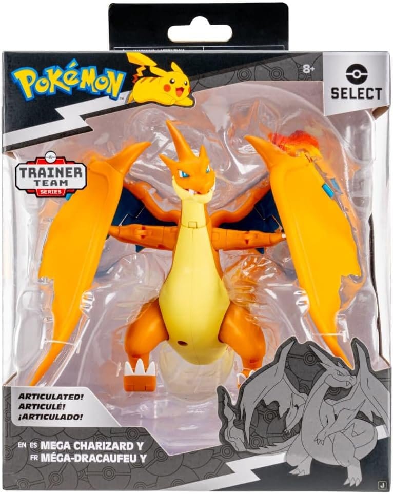 Pokémon Select Super-Articulated Figur Mega Charizard Y 15 cm
