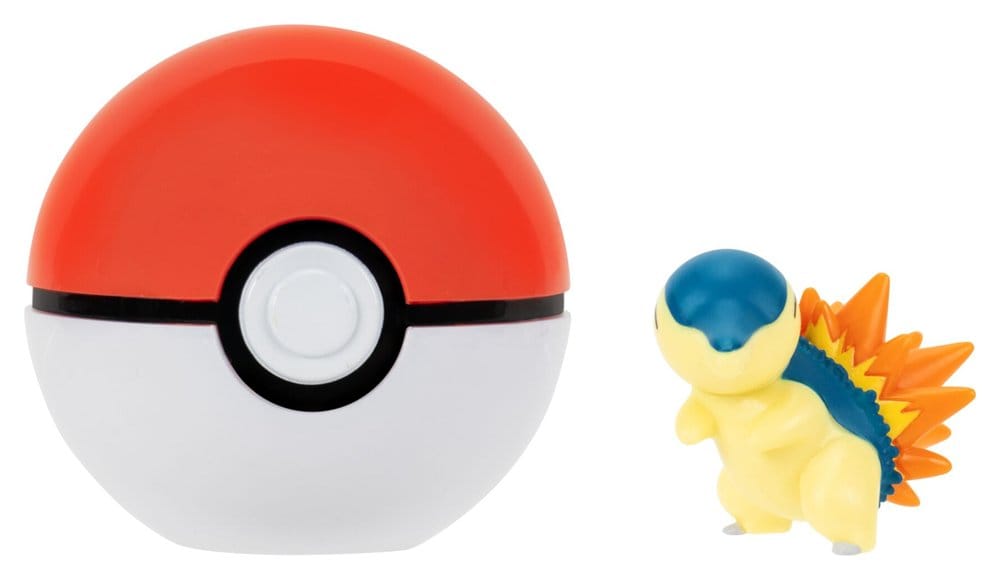 Pokémon Clip 'n' Go Actionfigur Feurigel & Pokéball