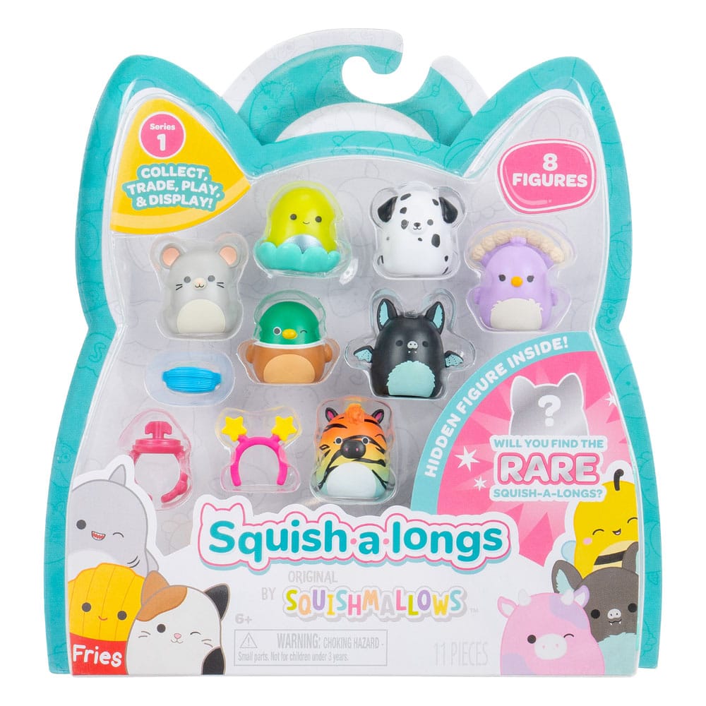 Squishmallow Squish a longs Minifiguren 8er-Pack Style 4 3 cm