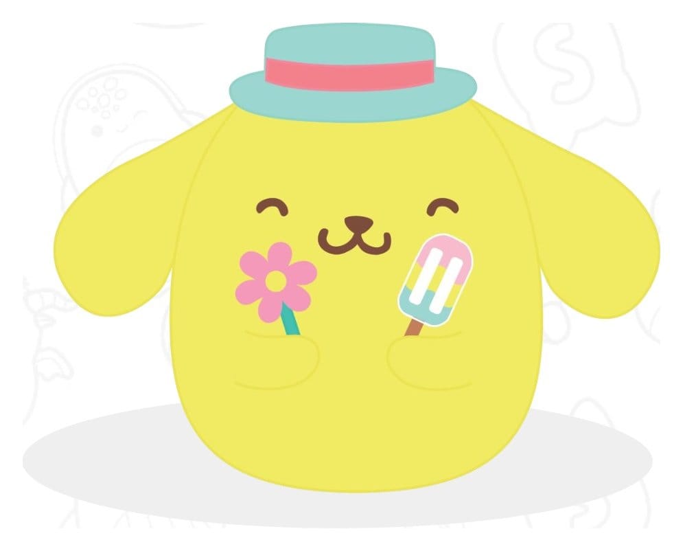 Sanrio Squishmallow Plüschfigur Hello Kitty and Friends Seize the Moment Pompompurin Popsicle 20 cm