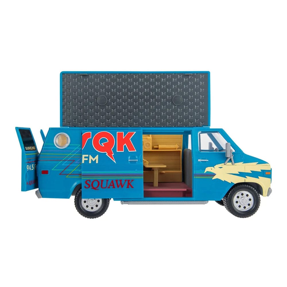 Stranger Things World Of Figure & Vehicle Fahrzeug mit Actionfigur The Squawk van Playset with Steve