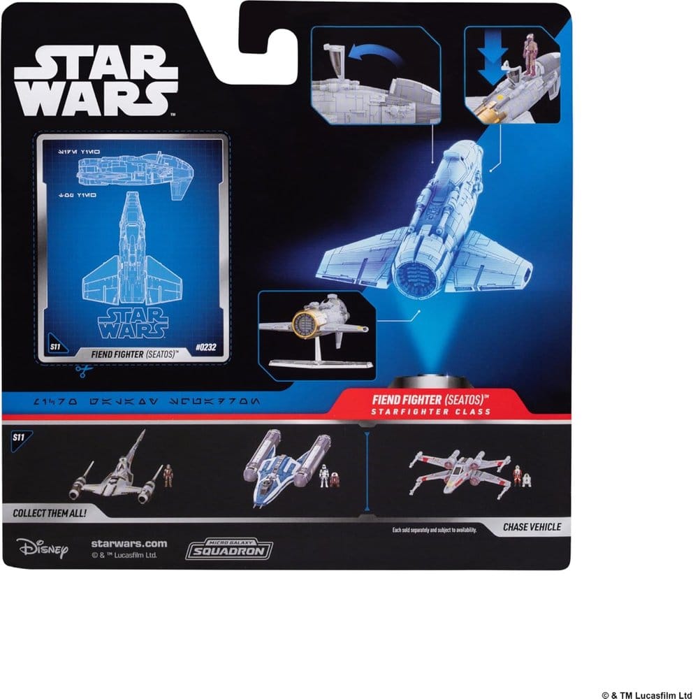 Star Wars Mittelgroßes Fahrzeug Fiend Fighter with Star Navigator 13 cm