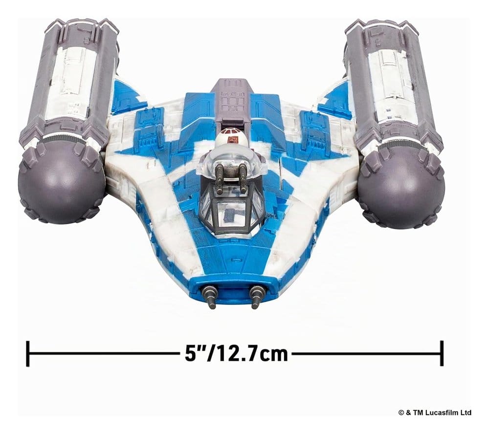 Star Wars Mittelgroßes Fahrzeug BTL-B Y-wing Starfighter with Clone Captain Rex 13 cm