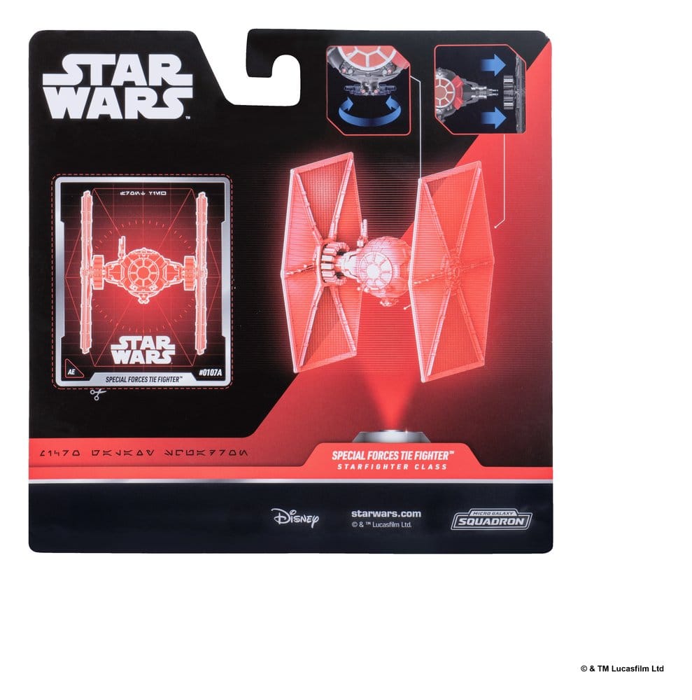 Star Wars Mittelgroßes Fahrzeug & Figuren Set Spezialkräfte TIE-Jäger & Erste Ordnung TIE-Pilot (Armada Edition)