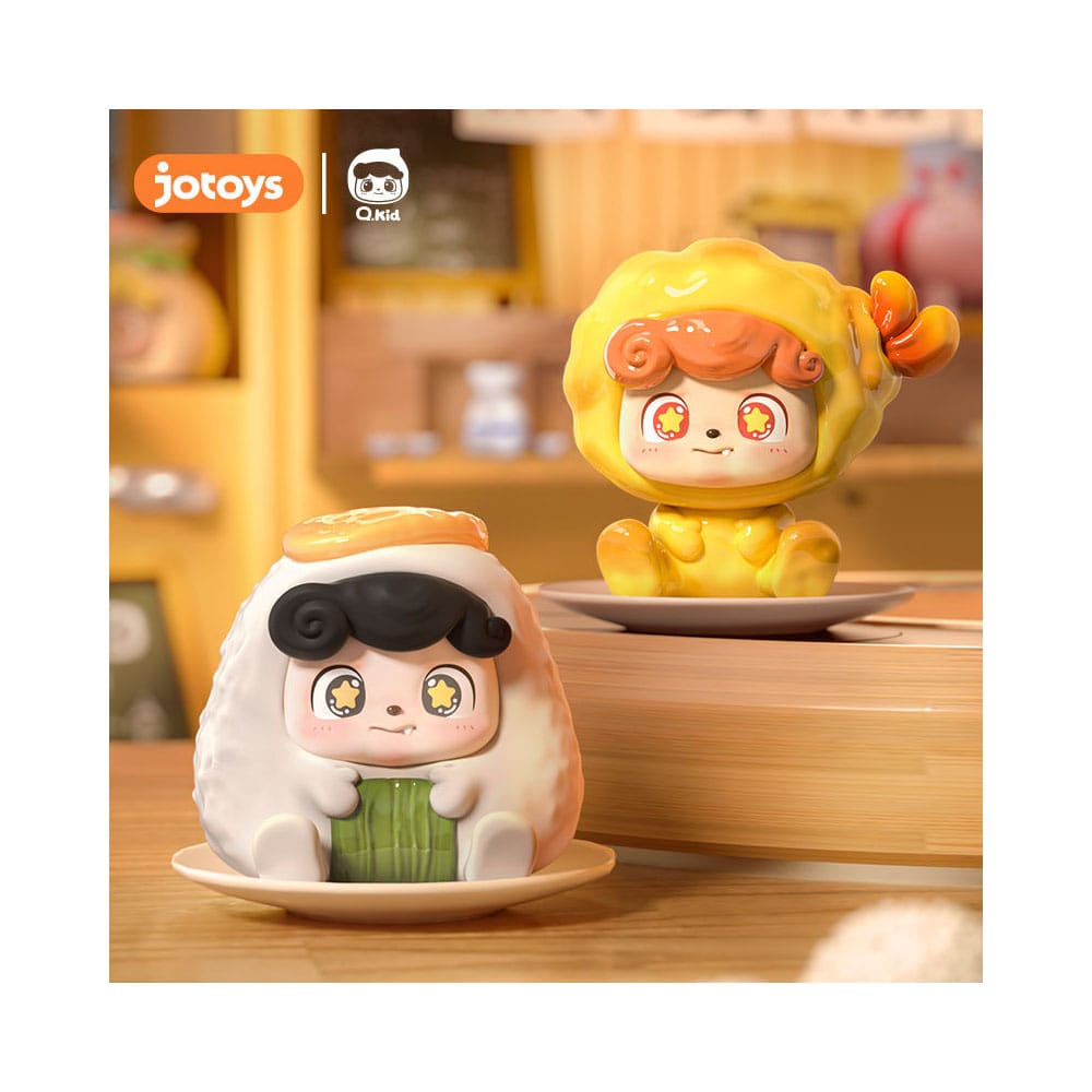 QKid: Street Snack Series Blind Box Figur 5 cm Display (12)