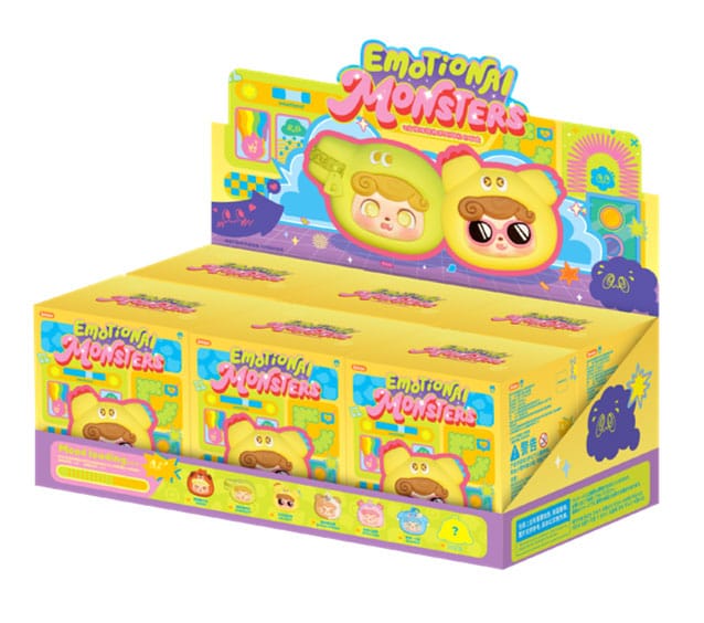 QKid: Emotional Hairy Monsters Series Blind Box Kopfhörer-Tasche 8 cm Display (6)