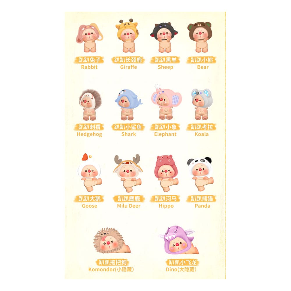 Oyo: Animal Party Mini Series Blind Box Figur 5 - 7 cm Display (12)