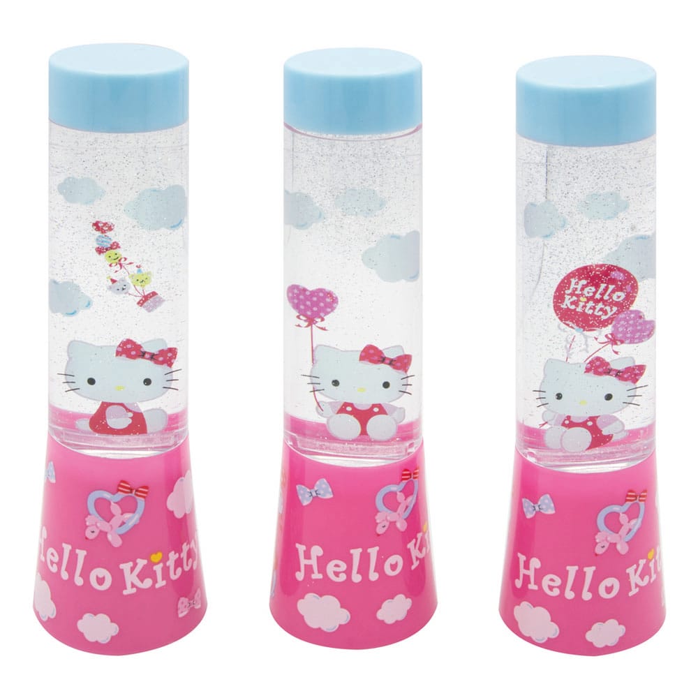 Sanrio LED Glitzerlampen Hello Kitty 15 cm Display (12)