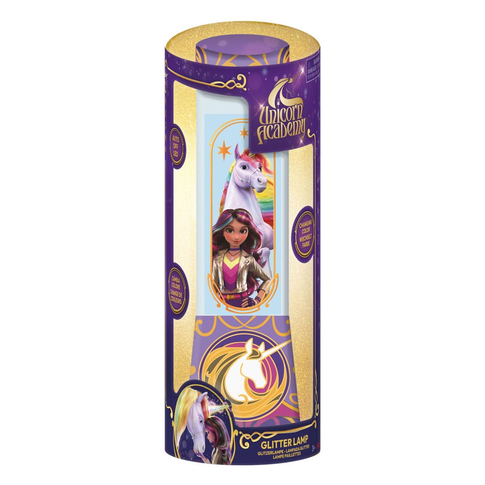 Unicorn Academy LED Glitzerlampen 15 cm Display (12)