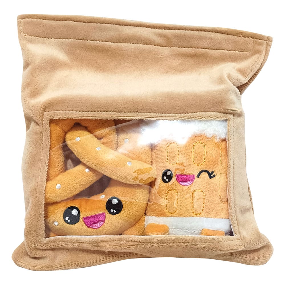 Yummis Together Plüschfiguren 2er-pack Brezel & Bier in Take Away Bag 21 cm
