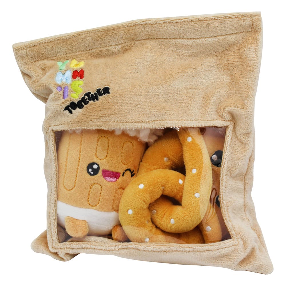 Yummis Together Plüschfiguren 2er-pack Brezel & Bier in Take Away Bag 21 cm