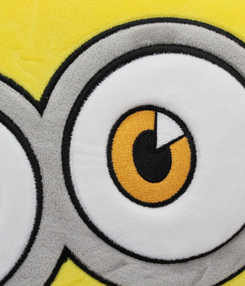 Minions 3 rundes Plüschkissen bestickt 30x10x30 cm