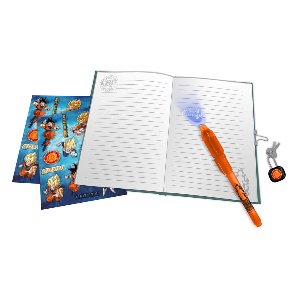 Dragon Ball Tagebuch Set mit Schloss