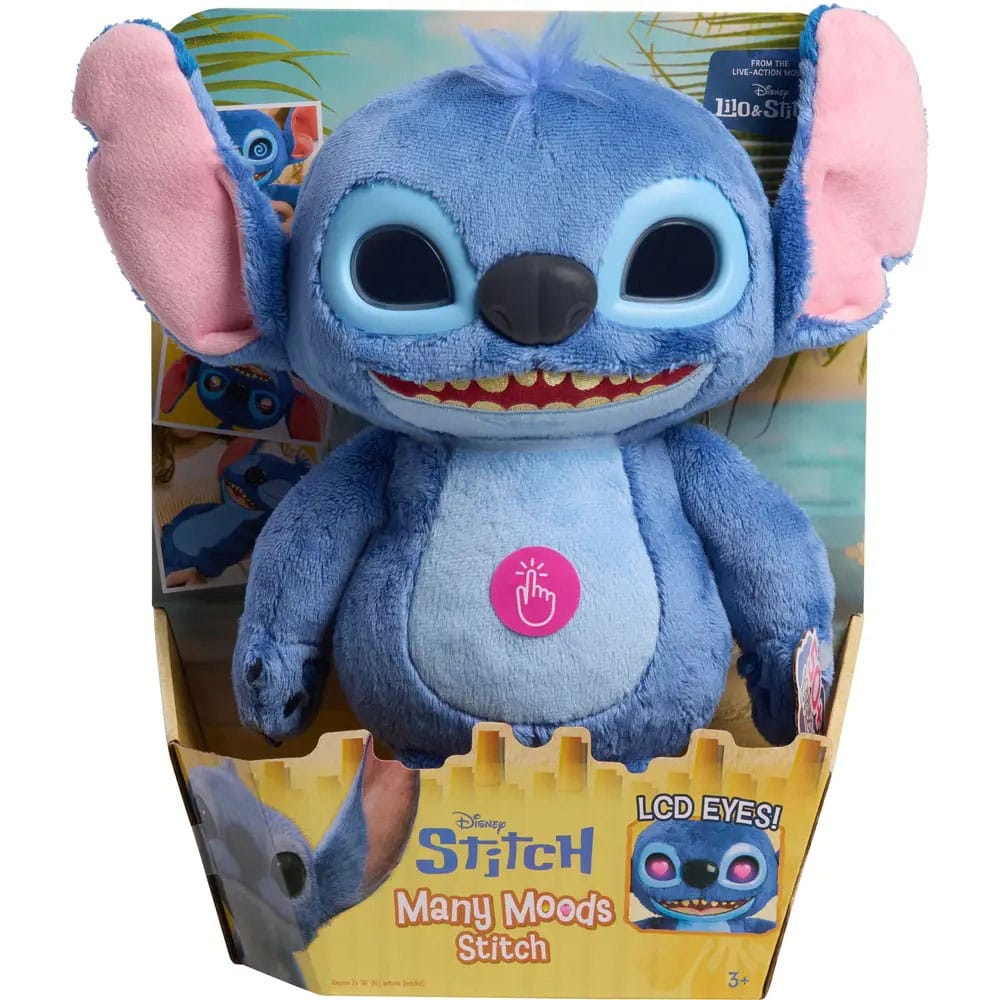 Lilo & Stitch Plüschfigur mit LCD-Spezialeffekte und Sounds The Many Mood Stitch 36 cm