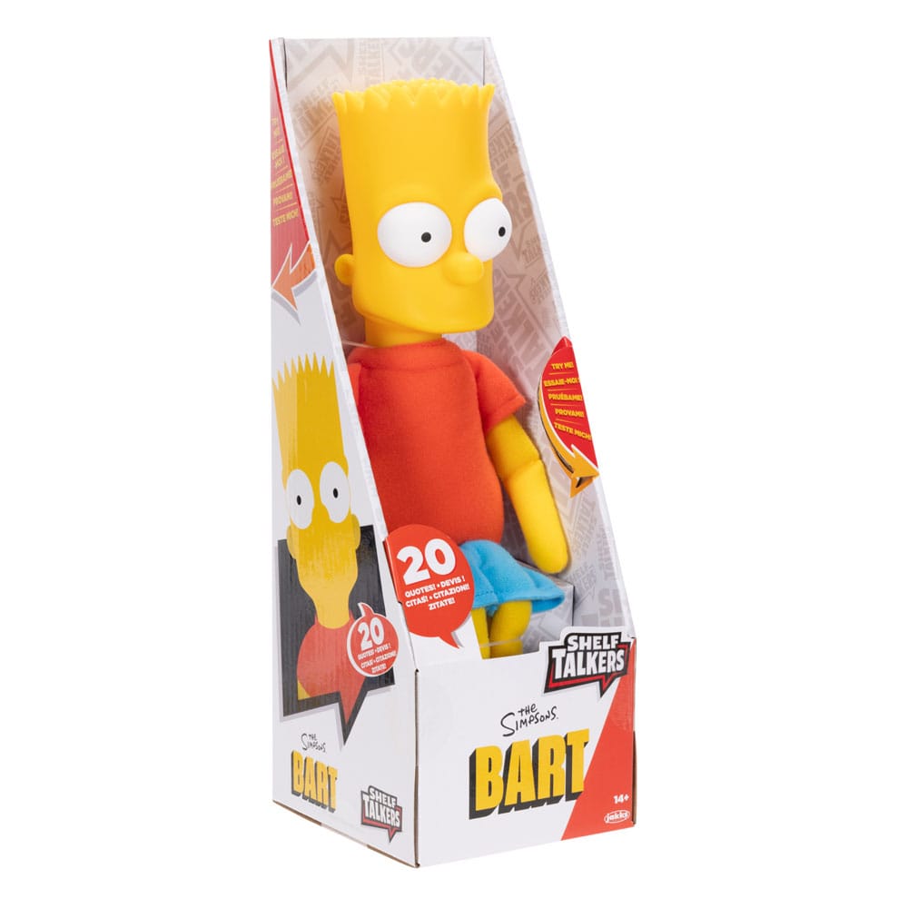 Simpsons Plüschfigur sprechend Bart 33 cm *Englische Version*