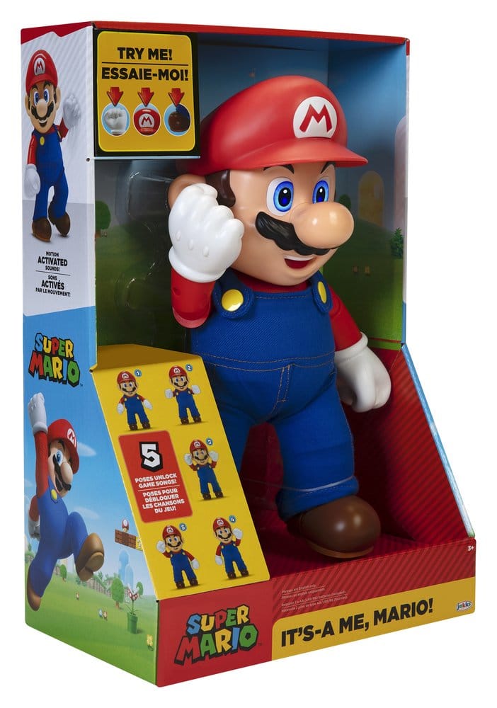 World of Nintendo Sprechende Actionfigur It's-A Me! Mario 36 cm