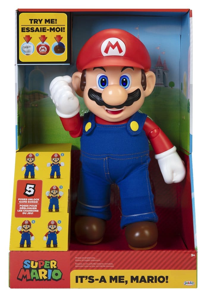 World of Nintendo Sprechende Actionfigur It's-A Me! Mario 36 cm