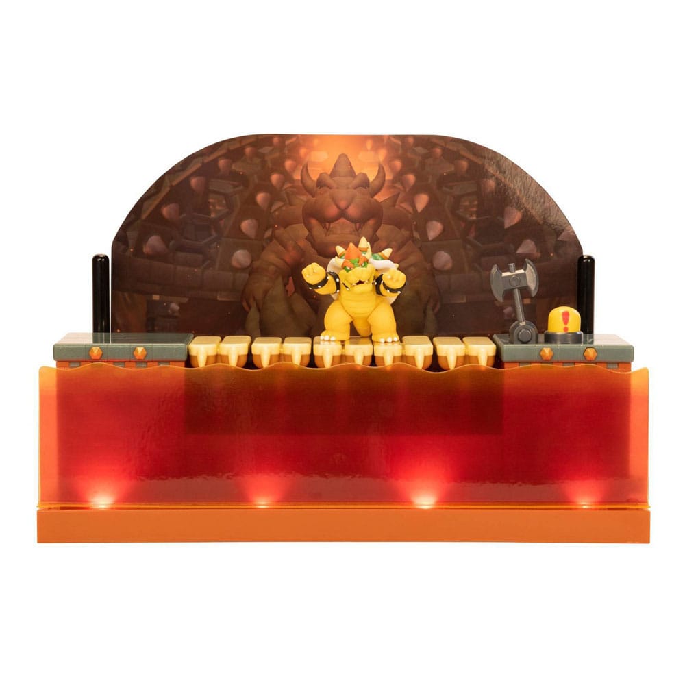 World of Nintendo Super Mario Spielset Bowser Battle Deluxe