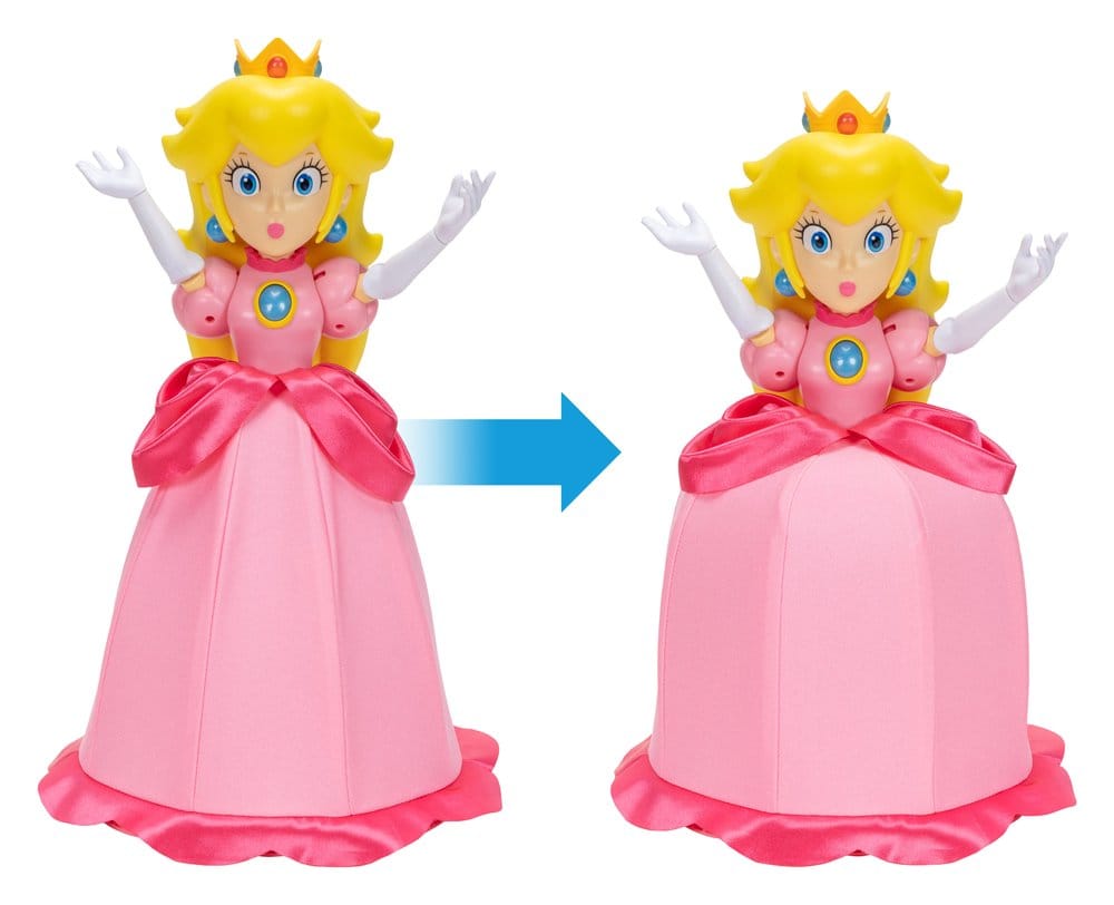 World of Nintendo Sprechende Actionfigur Princess Peach Yours Truly 36 cm