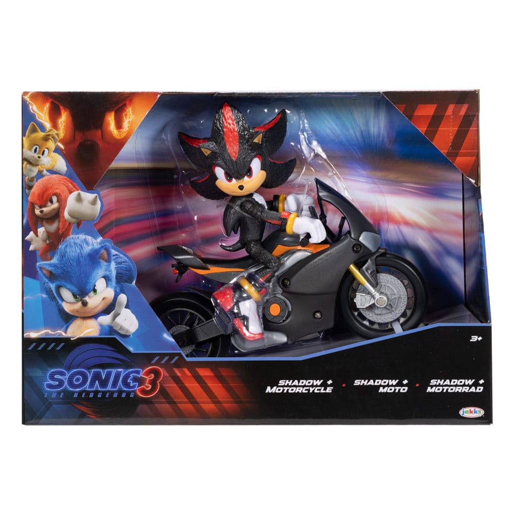 Sonic - The Hedgehog Movie 3 Actionfigur mit Fahrzeug 13 cm