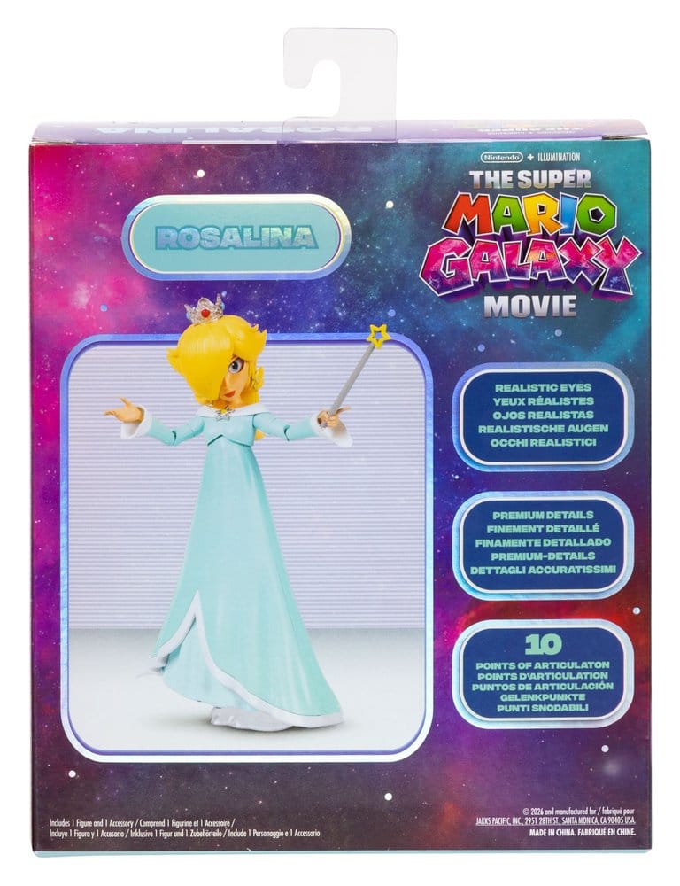 Der Super Mario Galaxy Film Actionfigur Rosalina 13 cm