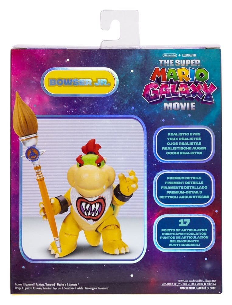 Der Super Mario Galaxy Film Actionfigur Bowser Jr. 13 cm