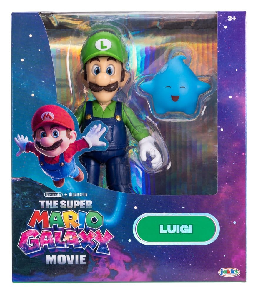 Der Super Mario Galaxy Film Actionfigur Luigi 13 cm