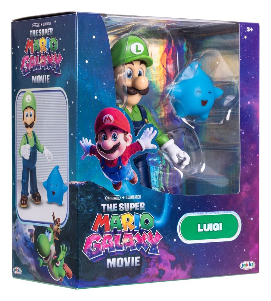 Der Super Mario Galaxy Film Actionfigur Luigi 13 cm
