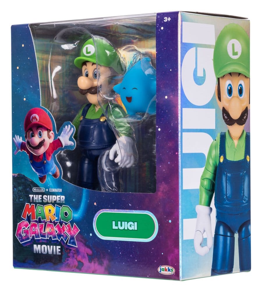 Der Super Mario Galaxy Film Actionfigur Luigi 13 cm