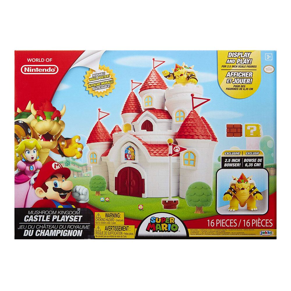 World of Nintendo Spielset Super Mario Pilz-Palast