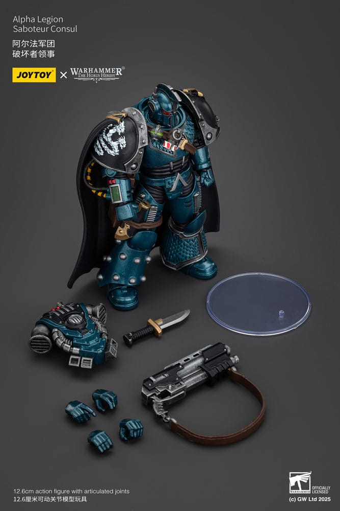 Warhammer The Horus Heresy Actionfigur Alpha Legion Saboteur Consul 20 cm