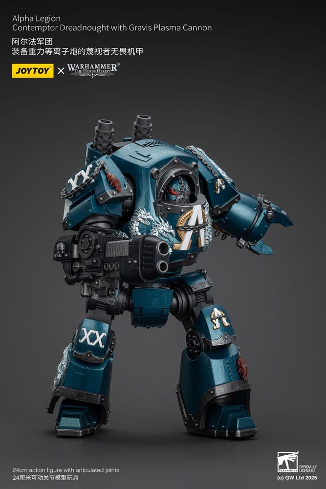 Warhammer The Horus Heresy Actionfigur Alpha Legion Contemptor Dreadnought with Gravis Plasma Cannon 25 cm